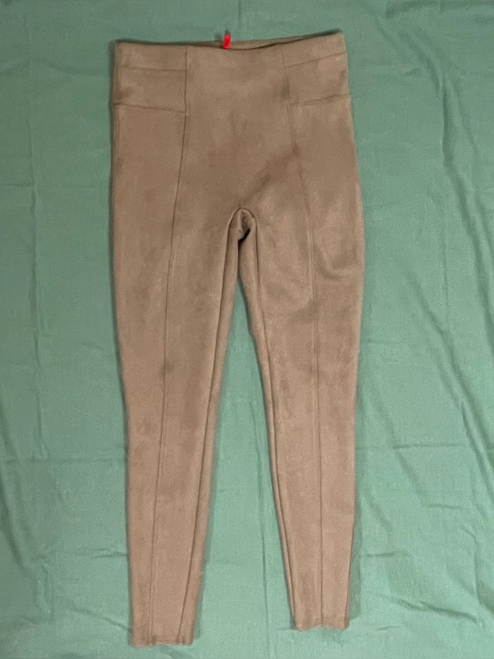 SPANX Taupe-Like High Waist Seam Ponte Leggings